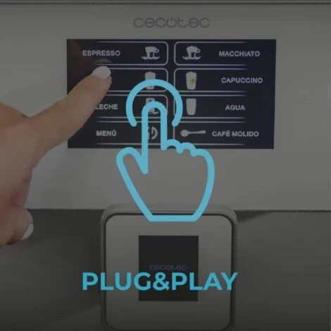 Macchina Da Caffè Superautomatica Power Matic-ccino 8000 Touch Serie Bianca S Cecotec 5 Macchina Da Caffè Superautomatica Power Matic-ccino 8000 Touch Serie Bianca S Cecotec - immagine 3