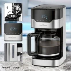 Profi Cook PC-KA 1169 Macchina Per Il Caffè Acciaio Inox, Nero Capacità Tazze=14 Caraffa In Vetro -Piccoli Elettrodomestici Negozio 13135312 4