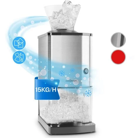 Oneconcept Icebreaker Macchina Tritaghiaccio 15kg/h 3,5 Litri Acciaio Inox 3 Oneconcept Icebreaker Macchina Tritaghiaccio 15kg/h 3,5 Litri Acciaio Inox
