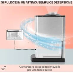 Oneconcept Icebreaker Macchina Tritaghiaccio 15kg/h 3,5 Litri Acciaio Inox 11 Oneconcept Icebreaker Macchina Tritaghiaccio 15kg/h 3,5 Litri Acciaio Inox -Piccoli Elettrodomestici Negozio 14127177 5 1