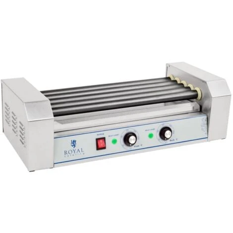 Griglia Hot Dog Macchina Cuoci Wurstel Professionale 5 Tubi Copertura In Teflon 5 Griglia Hot Dog Macchina Cuoci Wurstel Professionale 5 Tubi Copertura In Teflon - immagine 3