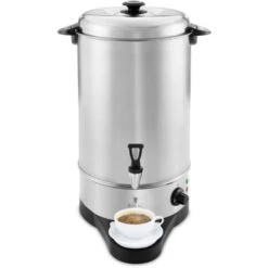 Bollitore Caffè Tè In Acciaio Inox Professionale Dispenser Bevande Calde 10 L