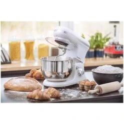 Robot Da Cucina Mixer Planetaria Impastatrice Sbattitore 1.200 W 5 Litri Argento -Piccoli Elettrodomestici Negozio 14899800 4
