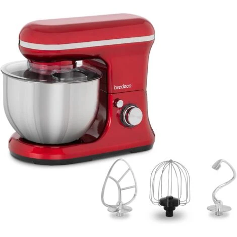 Robot Da Cucina Mixer Planetaria Impastatrice Sbattitore 1.200 W 5 Litri Rosso 3 Robot Da Cucina Mixer Planetaria Impastatrice Sbattitore 1.200 W 5 Litri Rosso