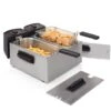 Friggitrice Elettrica Princess Doppia Vasca 2 Cestelli Potenza 2x1800 Watt -Piccoli Elettrodomestici Negozio 16142354 1