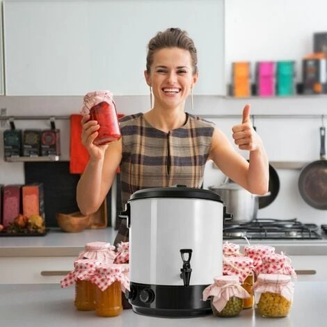 AREBOS Conserve Macchina 28L Conserve Pentola Vin Brulè Dispenser Bevande Calde 4 AREBOS Conserve Macchina 28L Conserve Pentola Vin Brulè Dispenser Bevande Calde - immagine 2