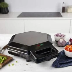 Piastra Samosa Snack Maker 1200 Watt Antiaderente Nero Forme Triangolari 10 Piastra Samosa Snack Maker 1200 Watt Antiaderente Nero Forme Triangolari -Piccoli Elettrodomestici Negozio 19104925 4