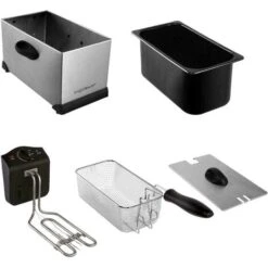 FRIGGITRICE PROFESSIONALE 3 LITRI 2200 W ACCIAIO INOSSIDABILE AIGOSTAR 8 FRIGGITRICE PROFESSIONALE 3 LITRI 2200 W ACCIAIO INOSSIDABILE AIGOSTAR -Piccoli Elettrodomestici Negozio 22189169 3