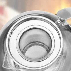 DEUBA® Teiera Con Filtro Rimovibile In Acciaio E Vetro 1,2 L 9 DEUBA® Teiera Con Filtro Rimovibile In Acciaio E Vetro 1,2 L -Piccoli Elettrodomestici Negozio 24061286 3