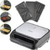 Monzana Piastra Elettrica 3in1 Sandwich Waffle Panini 3 Piastre Intercambiabili Antiaderente 1000W Tostapane BPA Free Manico Cool-Touch 2 Monzana Piastra Elettrica 3in1 Sandwich Waffle Panini 3 Piastre Intercambiabili Antiaderente 1000W Tostapane BPA Free Manico Cool-Touch -Piccoli Elettrodomestici Negozio 26960808 1