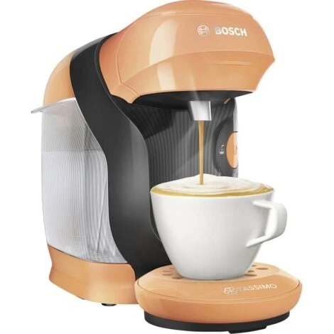 Bosch Haushalt Style TAS1106 Arancione Macchina Per Caffè Con Capsule One Touch, Regolabile In Altezza 5 Bosch Haushalt Style TAS1106 Arancione Macchina Per Caffè Con Capsule One Touch, Regolabile In Altezza - immagine 3