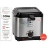 Friggitrice In Acciaio Inox Da 900 W 1,5 Litri, 21,5 X 24 X 20,9 Cm -Piccoli Elettrodomestici Negozio 30793497 1