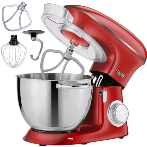 AREBOS Robot Da Cucina 1500W XXL 8 L In Acciaio Inox 6 Gradini Rosso Silenzioso 3 AREBOS Robot Da Cucina 1500W XXL 8 L In Acciaio Inox 6 Gradini Rosso Silenzioso