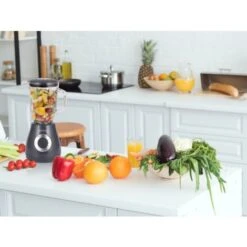 Frullatore A Bicchiere 400 W Con Caraffa In Vetro E 5 Velocità Lame In Acciaio Inox PURLINE HOMEAPP BV 9 Frullatore A Bicchiere 400 W Con Caraffa In Vetro E 5 Velocità Lame In Acciaio Inox PURLINE HOMEAPP BV -Piccoli Elettrodomestici Negozio 42192575 3