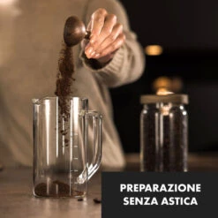 Klarstein Glaswerk Ristretto, French Press, 0,35 L, Vetro Borosilicato, Acciaio Inox, Legno Di Noce 8 Klarstein Glaswerk Ristretto, French Press, 0,35 L, Vetro Borosilicato, Acciaio Inox, Legno Di Noce -Piccoli Elettrodomestici Negozio 42753529 2