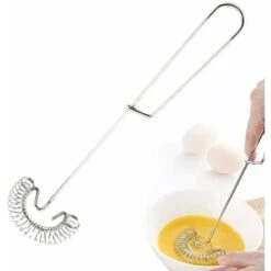 SOEKAVIA 2 Pezzi Frusta A Spirale Frusta In Acciaio Inossidabile Utensili Da Cucina A Mano Per Mescolare Mescolare Multifunzione Uova Al Latte Crema Più Salse Gadget Da Cucina Accessori Da Cucina -Piccoli Elettrodomestici Negozio 44301692 3