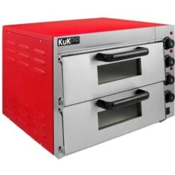 Forno Per Pizza A 2 Ripiani Pofessionale Per Bar Ristoranti Pizzeria Forno Elettrico A Doppio Ripiano Per Pizza Da 40cm -Piccoli Elettrodomestici Negozio 52871100 5
