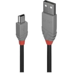 LINDY Cavo USB USB 2.0 Spina USB-A, Spina USB-Mini-B 5.00 M Nero 36725