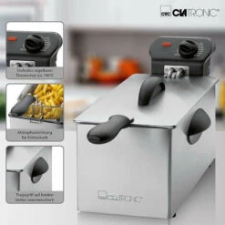 Clatronic Friggitrice Elettrica 3 Litri 2000 Watt Con Termostato FR 3586 -Piccoli Elettrodomestici Negozio 54177912 5