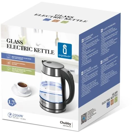 Bollitore Elettrico In Acciaio 2000W Scalda Bevande 1,7L Acqua Tisane Te Aigostar 5 Bollitore Elettrico In Acciaio 2000W Scalda Bevande 1,7L Acqua Tisane Te Aigostar - immagine 3