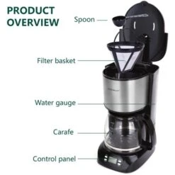 MACCHINA PER CAFFE' AMERICANO TE' FILTRO AIGOSTAR 9 MACCHINA PER CAFFE' AMERICANO TE' FILTRO AIGOSTAR -Piccoli Elettrodomestici Negozio 58211981 3