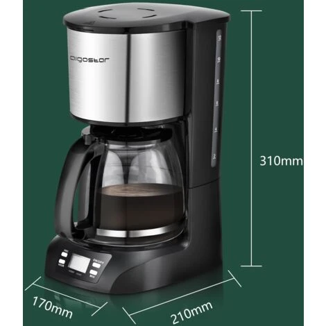 MACCHINA PER CAFFE' AMERICANO TE' FILTRO AIGOSTAR 6 MACCHINA PER CAFFE' AMERICANO TE' FILTRO AIGOSTAR - immagine 4