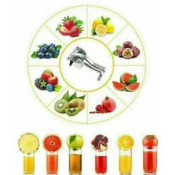 SPREMIAGRUMI ESTRATTORE MANUALE DI SUCCO PRESSA FRUTTA FRESCA ALLUMINIO -Piccoli Elettrodomestici Negozio 58255009 4