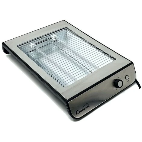 Tostapane COMELEC D230580 600 W Acciaio Inossidabile Nero 600 W 3 Tostapane COMELEC D230580 600 W Acciaio Inossidabile Nero 600 W