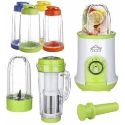 Frullatore Mini Magic Chef Dcg KM2744 Robot Multifunzione Tritatutto