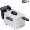 Friggitrice In Acciaio Inox 2000w 2,5 L. 17,5x35,5x21,5cm Edm -Piccoli Elettrodomestici Negozio 59323223 1