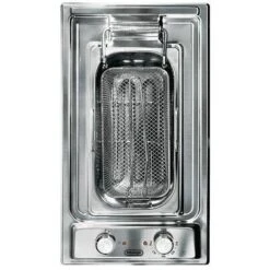 DeLonghi De Longhi FRI 13/2 Linea Domino Friggitrice Elettrica Da Incasso 30 Cm Acciaio Inox