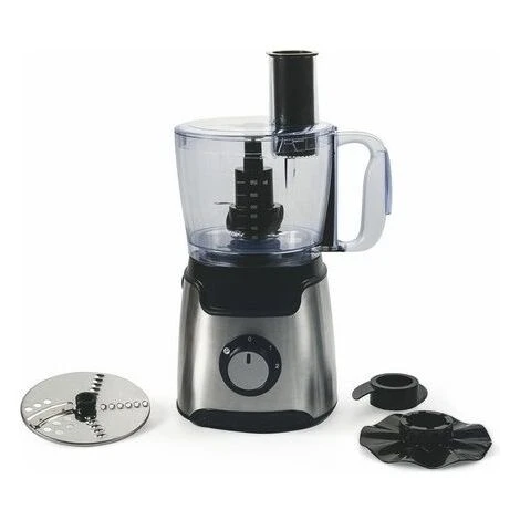 Robot Cucina Multifuzione 600W Acciaio 4 Robot Cucina Multifuzione 600W Acciaio - immagine 2