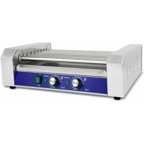 Vertes Macchina Cuoci Hot Dog Maker Salsiccia (9 Rulli, 1800 Watt, Temperatura 50-250°C, 2 Zone Di Riscaldamento, Copertura In Vetro Temprato, Acciaio Inox) 5 Vertes Macchina Cuoci Hot Dog Maker Salsiccia (9 Rulli, 1800 Watt, Temperatura 50-250°C, 2 Zone Di Riscaldamento, Copertura In Vetro Temprato, Acciaio Inox) - immagine 3