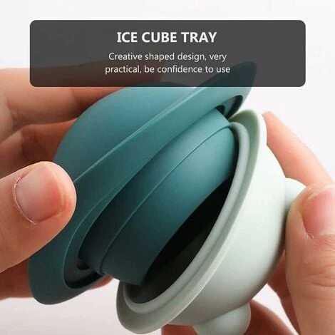 Stampi In Silicone Per Palline Di Ghiaccio Stampo Per Ghiaccio A Sfera Vassoi Per Cubetti Di Ghiaccio Creatore Di Sfere Di Ghiaccio Per Cocktail Di Whisky Blu Bourbon 5 Stampi In Silicone Per Palline Di Ghiaccio Stampo Per Ghiaccio A Sfera Vassoi Per Cubetti Di Ghiaccio Creatore Di Sfere Di Ghiaccio Per Cocktail Di Whisky Blu Bourbon - immagine 3