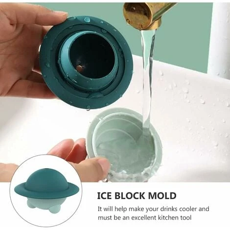 Stampi In Silicone Per Palline Di Ghiaccio Stampo Per Ghiaccio A Sfera Vassoi Per Cubetti Di Ghiaccio Creatore Di Sfere Di Ghiaccio Per Cocktail Di Whisky Blu Bourbon 7 Stampi In Silicone Per Palline Di Ghiaccio Stampo Per Ghiaccio A Sfera Vassoi Per Cubetti Di Ghiaccio Creatore Di Sfere Di Ghiaccio Per Cocktail Di Whisky Blu Bourbon - immagine 5