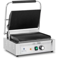 Piastra Per Panini E Toast Bistecchiera Rigata 2.200 W 50 - 300 °C 33 X 22 Cm
