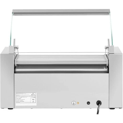 Cuoci Wurstel A Rulli Con 5 Rulli Acciaio Inox Per 8 Salsicce 2 Zone Riscaldate 7 Cuoci Wurstel A Rulli Con 5 Rulli Acciaio Inox Per 8 Salsicce 2 Zone Riscaldate - immagine 5