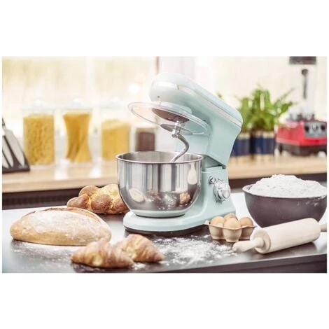 Robot Da Cucina Impastatrice Planetaria Macchina Multifunzione 1.200 W 5 L Blu 6 Robot Da Cucina Impastatrice Planetaria Macchina Multifunzione 1.200 W 5 L Blu - immagine 4