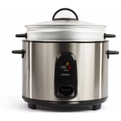 Cuociriso E Vaporiera Per 10 Persone 1,8 L 700 W Argento Livoo