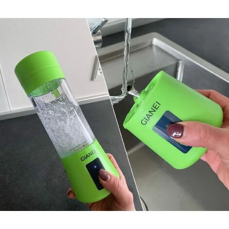 Mini Frullatore USB Portatile - Mini Frullatore Da Cucina Multifunzionale, Frullatore Per Frullati Di Frutta E Verdura Con Custodia Per Il Trasporto. 400 Ml, 6 Lame In Acciaio Inox 5 Mini Frullatore USB Portatile - Mini Frullatore Da Cucina Multifunzionale, Frullatore Per Frullati Di Frutta E Verdura Con Custodia Per Il Trasporto. 400 Ml, 6 Lame In Acciaio Inox - immagine 3