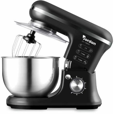 Jordan Impastatrice Planetaria 1700W, Capienza 6,5 Litri JCI-198NM , 6 Velocità + Pulse, 3 Accessori Inclusi 3 Jordan Impastatrice Planetaria 1700W, Capienza 6,5 Litri JCI-198NM , 6 Velocità + Pulse, 3 Accessori Inclusi