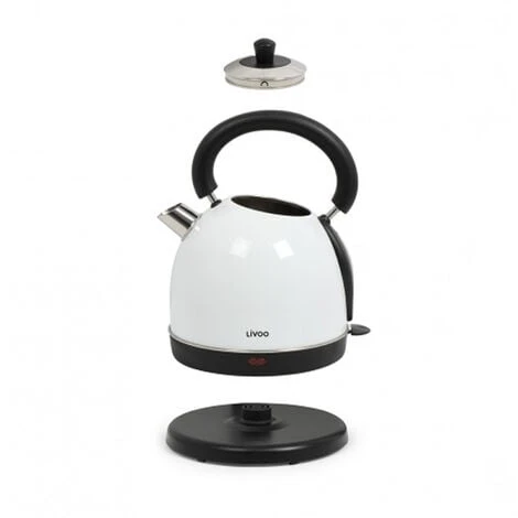 Set Bollitore E Tostapane Bianco - Dod136w - Livoo 5 Set Bollitore E Tostapane Bianco - Dod136w - Livoo - immagine 3