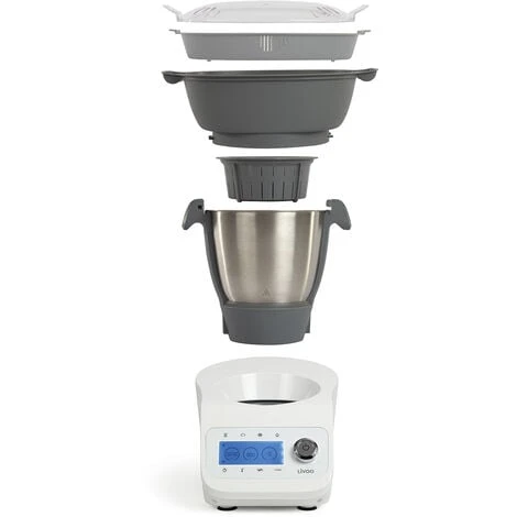 Robot Da Cucina Multifunzionale 3,5l 1000w - Dop219w - Livoo 6 Robot Da Cucina Multifunzionale 3,5l 1000w - Dop219w - Livoo - immagine 4