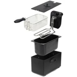 Friggitrice 3,5l 2000w Nera - Af357b - Bestron -Piccoli Elettrodomestici Negozio 70415103 4