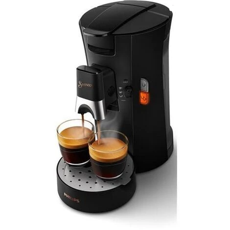 Caffettiera A Cialde 1bar 1450w Nero Intenso - Csa240.61 - Philips 3 Caffettiera A Cialde 1bar 1450w Nero Intenso - Csa240.61 - Philips