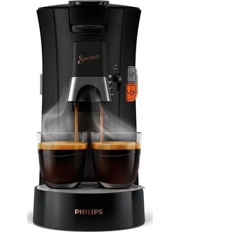 Caffettiera A Cialde 1bar 1450w Nero Intenso - Csa240.61 - Philips 4 Caffettiera A Cialde 1bar 1450w Nero Intenso - Csa240.61 - Philips - immagine 2