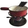 SET TAVOLA E CUOCO FONDUTA ROSSA UNI 24 CM R FERRO A CALDO FORG 1198705 -Piccoli Elettrodomestici Negozio 70536641 1