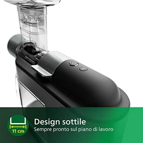Philips Estrattore Di Succo A Freddo - 200W, 1L, App Di Ricette NutriU, Ampia Apertura, Tecnologia QuickClean (HR1949/20) 5 Philips Estrattore Di Succo A Freddo - 200W, 1L, App Di Ricette NutriU, Ampia Apertura, Tecnologia QuickClean (HR1949/20) - immagine 3