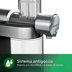 Philips Estrattore Di Succo A Freddo - 200W, 1L, App Di Ricette NutriU, Ampia Apertura, Tecnologia QuickClean (HR1949/20) 9 Philips Estrattore Di Succo A Freddo - 200W, 1L, App Di Ricette NutriU, Ampia Apertura, Tecnologia QuickClean (HR1949/20) -Piccoli Elettrodomestici Negozio 70697215 4