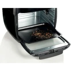 Ariete 4619, Friggitrice Ad Aria Forno Elettrico, Frigge Senza Olio E Grassi, 2000 Watt, 11 Litri, Temperatura Max 200°, 3 Griglie, Cestello Girevole E Girarrosto, Luce Interna, Nero -Piccoli Elettrodomestici Negozio 70713334 4